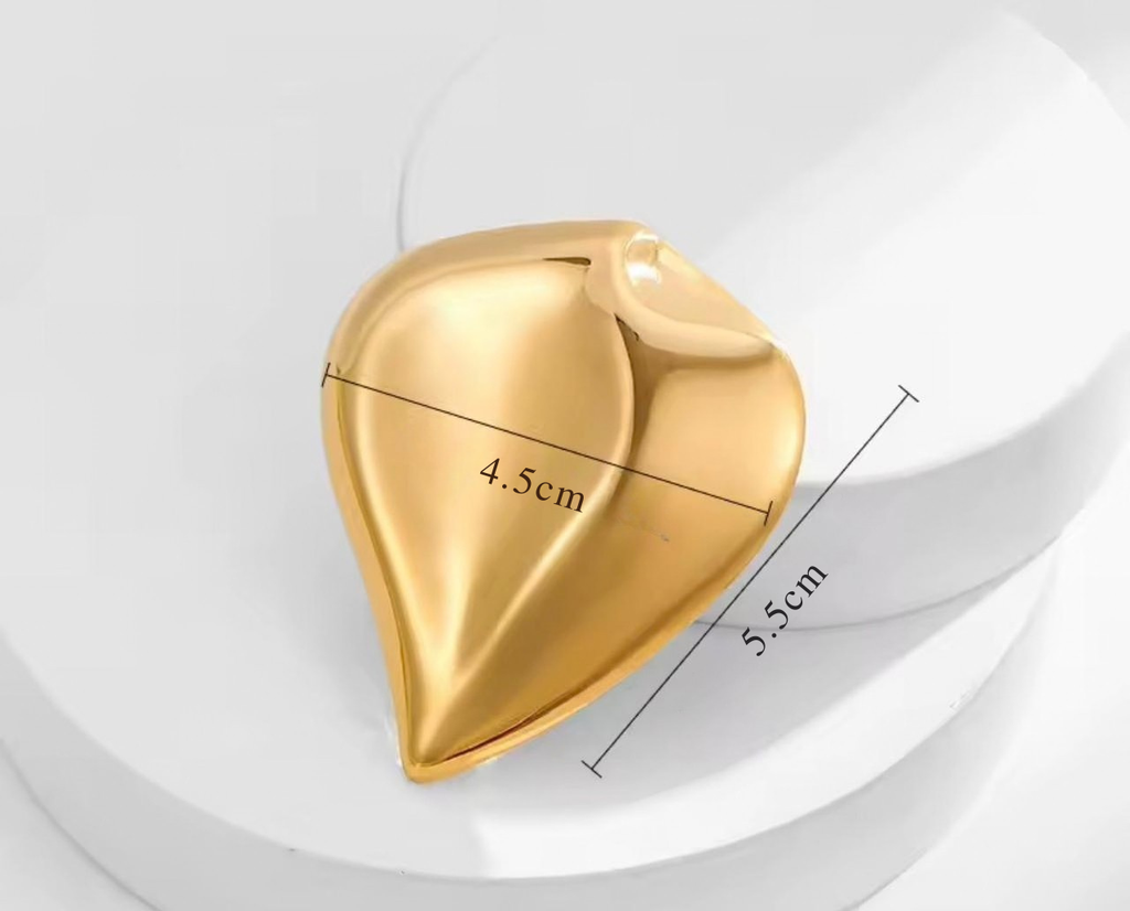 Broche Geométrico Banhado a Ouro 18k - Elegância e Estilo