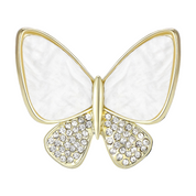Broche Borboleta com Strass para Mulheres