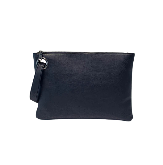 Bolsa Envelope de Couro Vegano Feminina Elegante