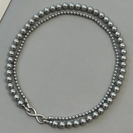 Colar de Pérolas Duplo Elegante - Moda Feminina