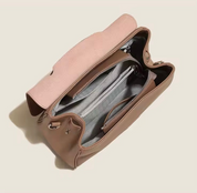 Bolsa de Couro Feminina de Luxo com Grande Capacidade