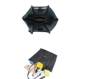 Bolsa Feminina de Couro Macio com Grande Capacidade