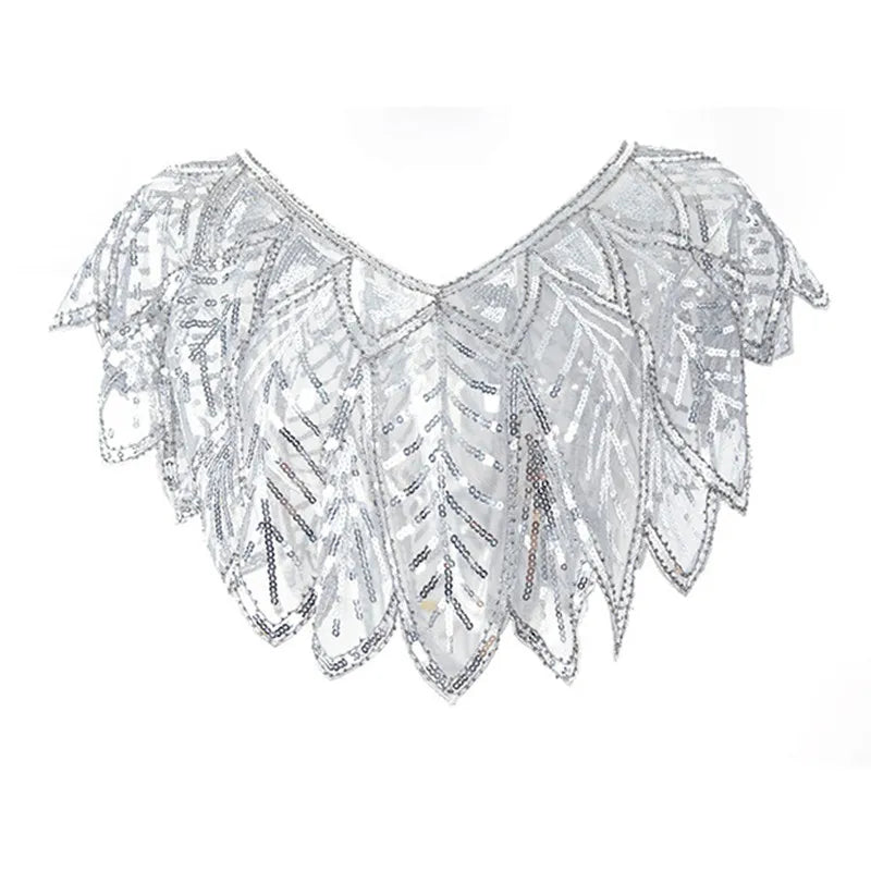 6 cores verão miçangas elegante xale envoltório preto renda bolero feminino capa curta lantejoulas jaqueta brilhante encolher de ombros capa