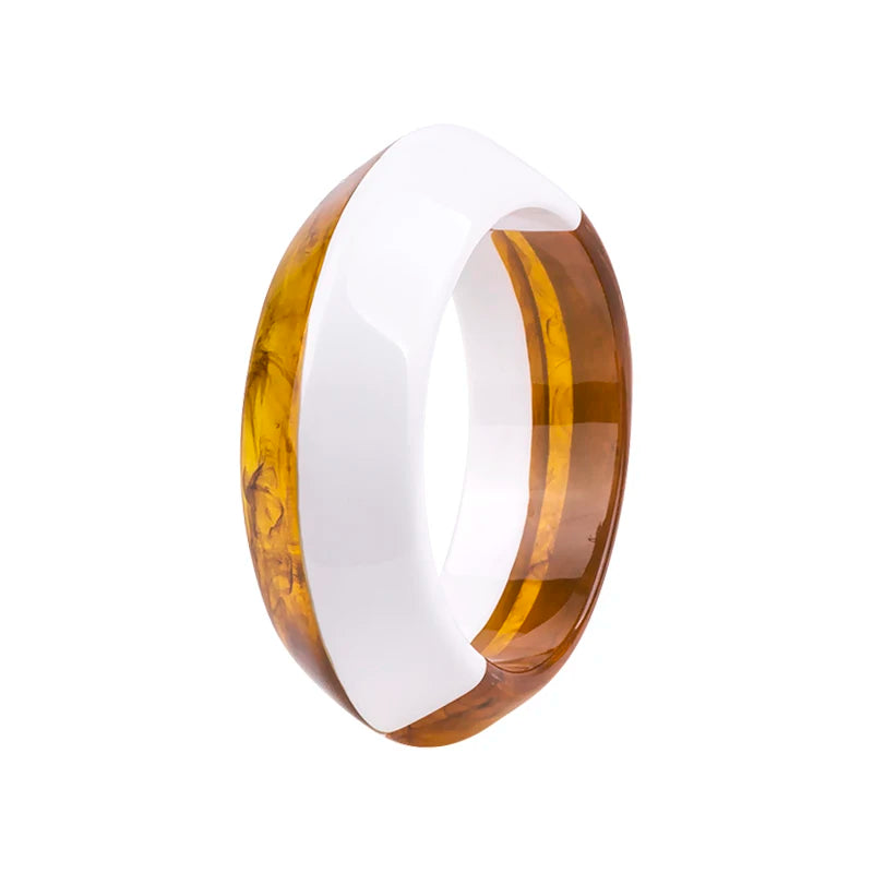 Vintage acrílico manguito moda pulseiras pulseiras para mulheres na moda mix cores resina geométrica ampla charme pulseira novas jóias