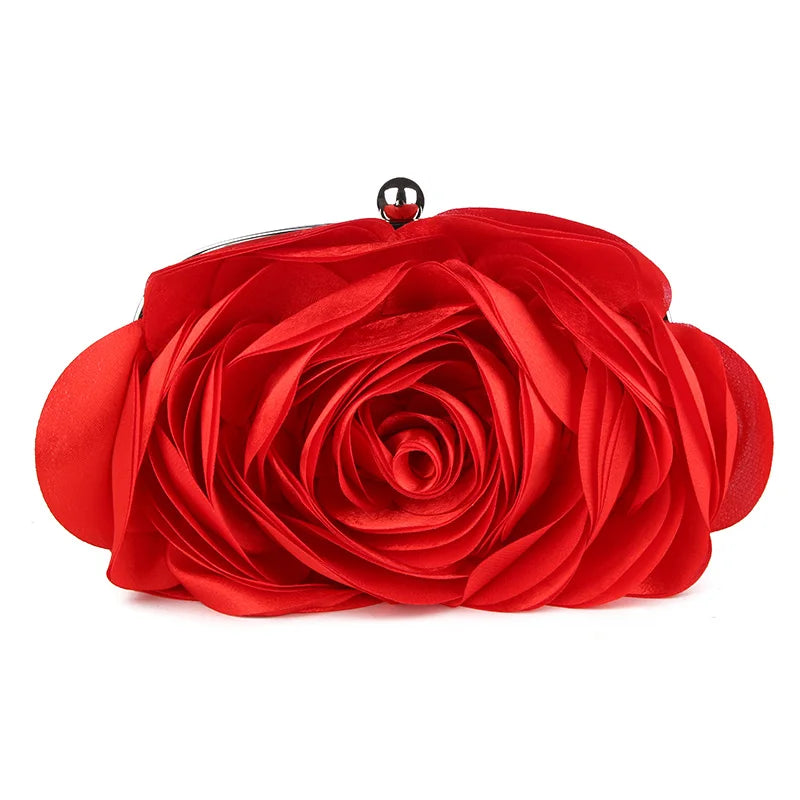 Venda quente saco de noite flor noiva pequena bolsa vestido completo festa bolsa carteira casamento feminino corrente floral senhora garras eb034