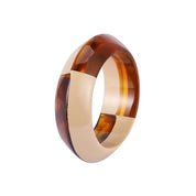 Vintage acrílico manguito moda pulseiras pulseiras para mulheres na moda mix cores resina geométrica ampla charme pulseira novas jóias