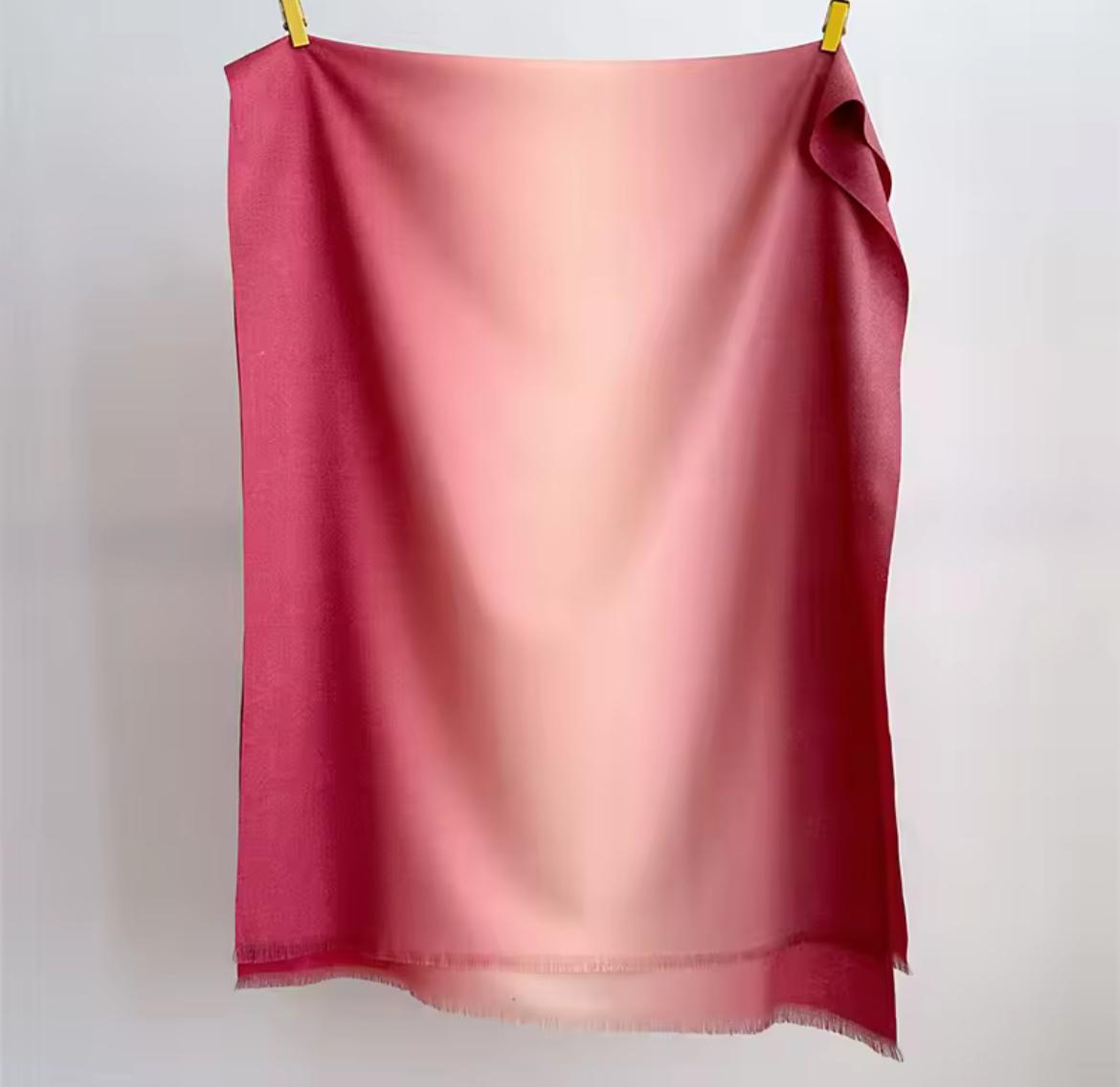 Xale Cachecol Feminino Gradiente Elegante e Aconchegante