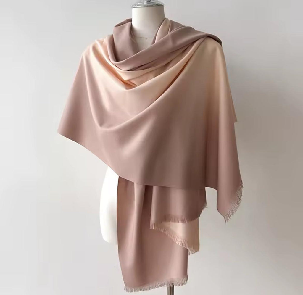 Xale Cachecol Feminino Gradiente Elegante e Aconchegante