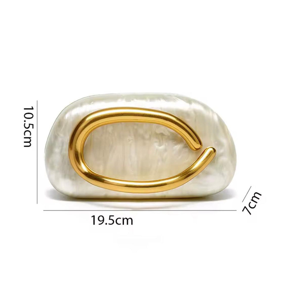 Bolsa Feminina Caixa Redonda Crossbody Elegante