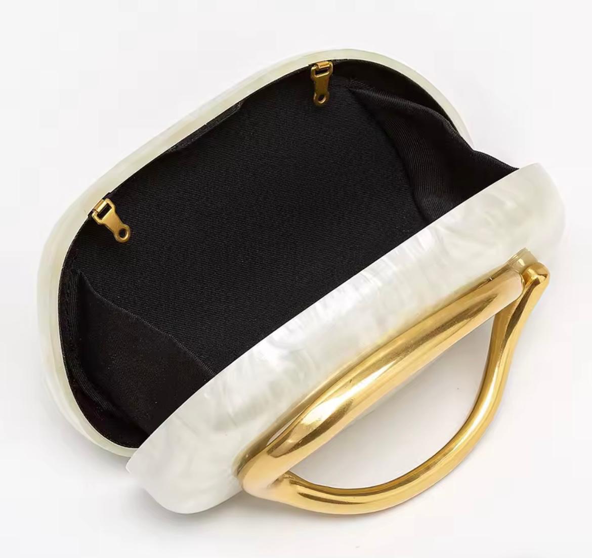 Bolsa Feminina Caixa Redonda Crossbody Elegante