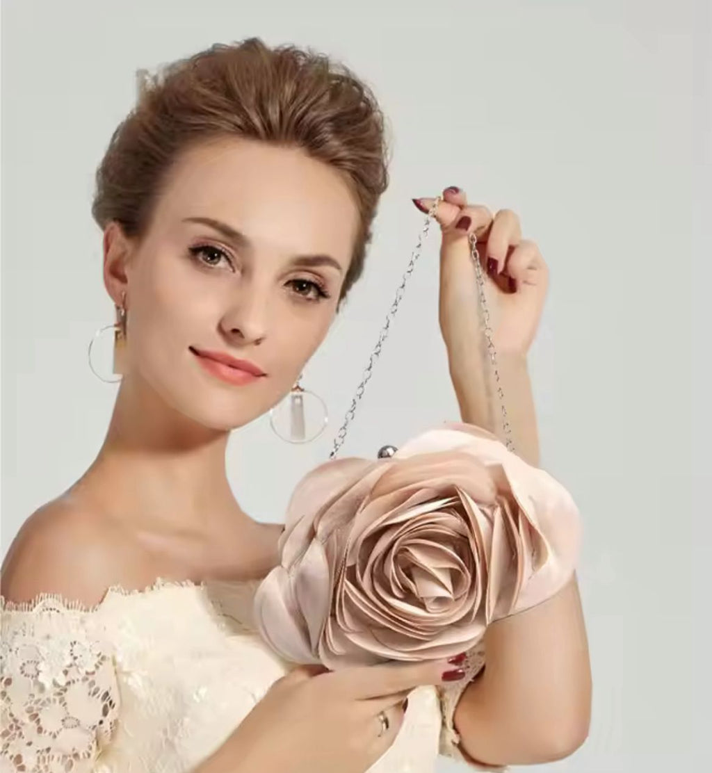 Bolsa Clutch Floral Elegante para Festas