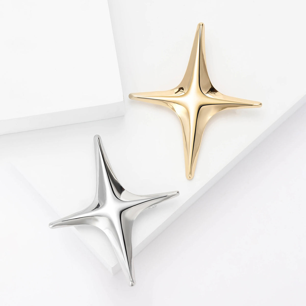 Broche Lua com Strass Design Elegante Feminino