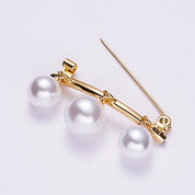 Moda elegante pérolas broche pinos para mulheres correias fixas charme seguro pino broches vestuário clipe crachá vestido fivela jóias diy