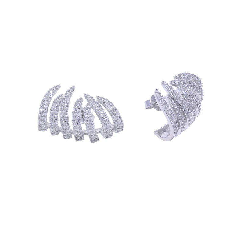 2025 alta qualidade micro pave bling cz cluster brinco sparking lindo feminino casamento noivado presente jóias