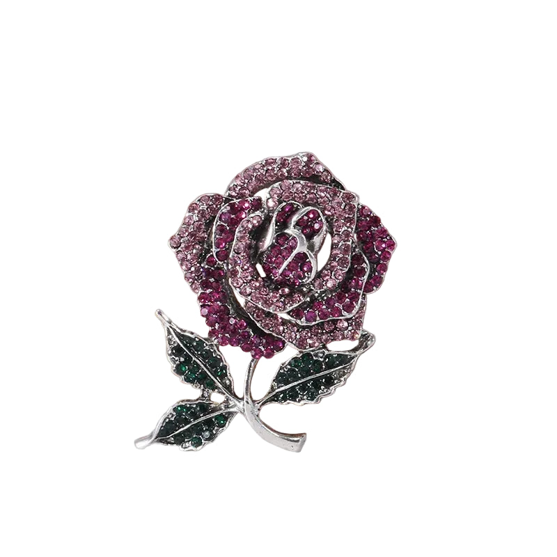 Vintage orquídea strass broche feminino high-end jóias de luxo nicho design requintado corsage acessórios senhora festa banquete pino