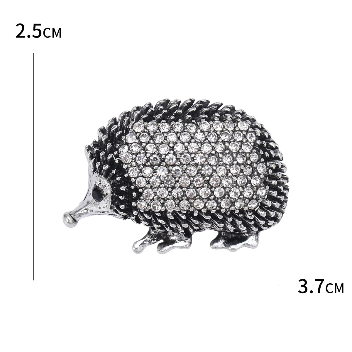 Esmalte Hedgehog Broches para Mulheres, Pins Pequenos Animais, Acessórios para Jóias, Presentes para Amigos, Festa de Escritório, Unissex