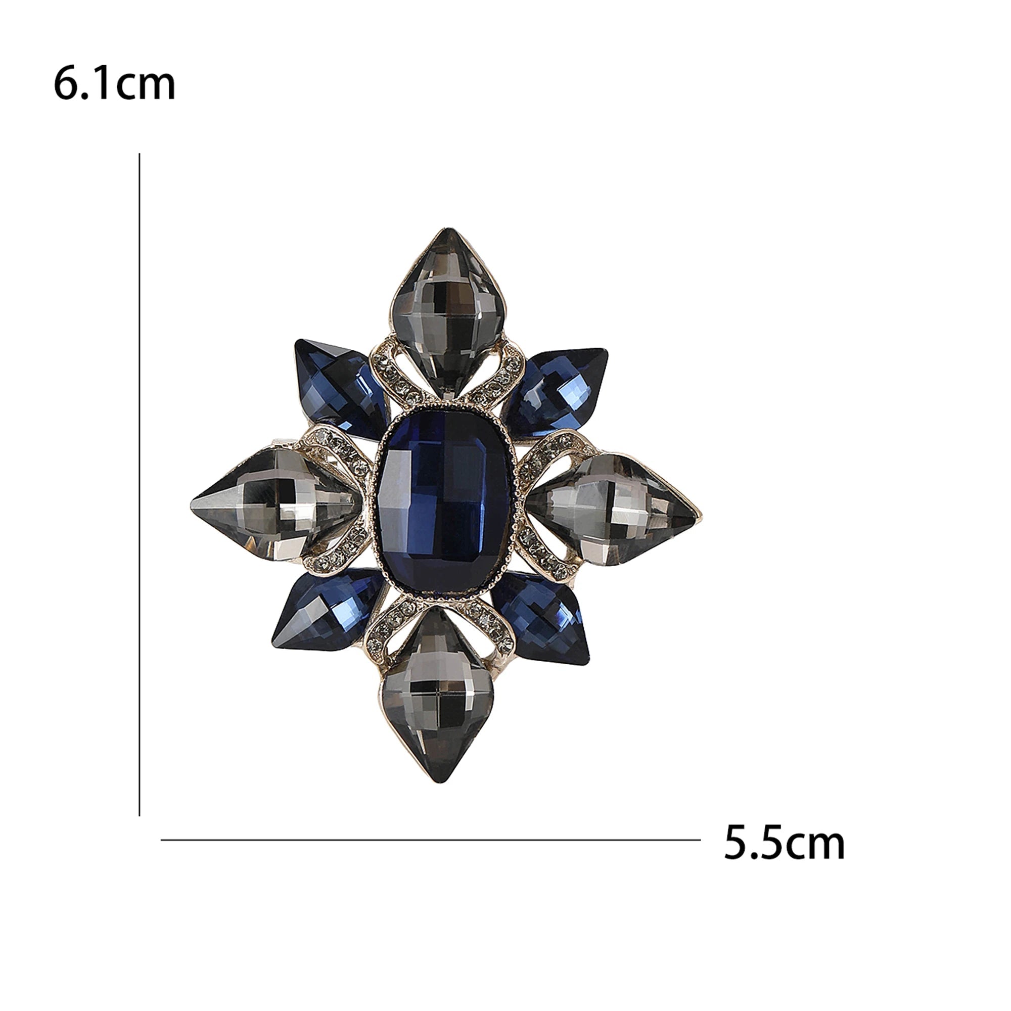 Broches barroco vintage para mulheres, crachá redondo, jóias strass, acessórios para festa de escritório, presentes amigos, unissex