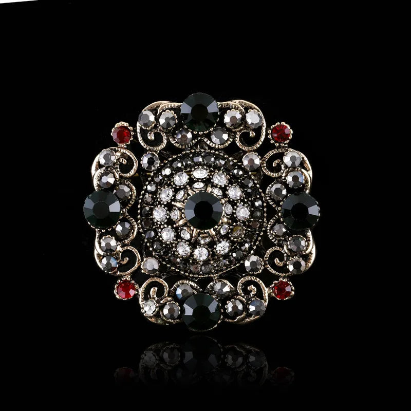 Alta qualidade moda tribunal barroco retro broche personalidade oco distintivo corsage high-end presente de natal acessórios de roupas