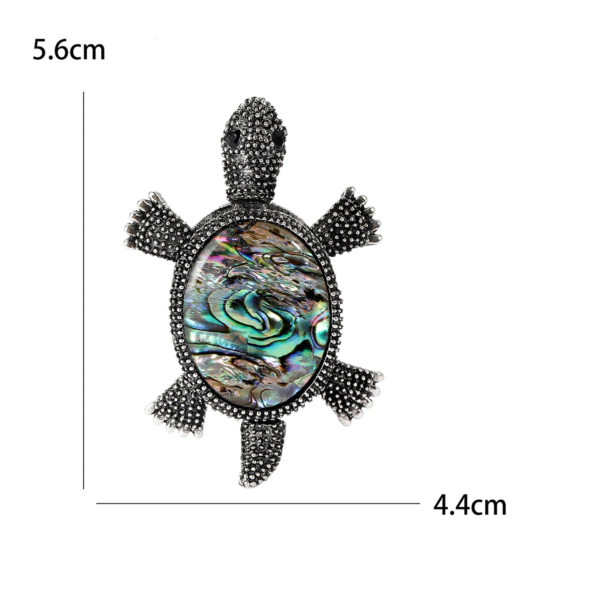 Alfinetes de tartaruga esmaltados para mulheres unissex strass mar animal broches escritório festa amigo presentes joias acessórios