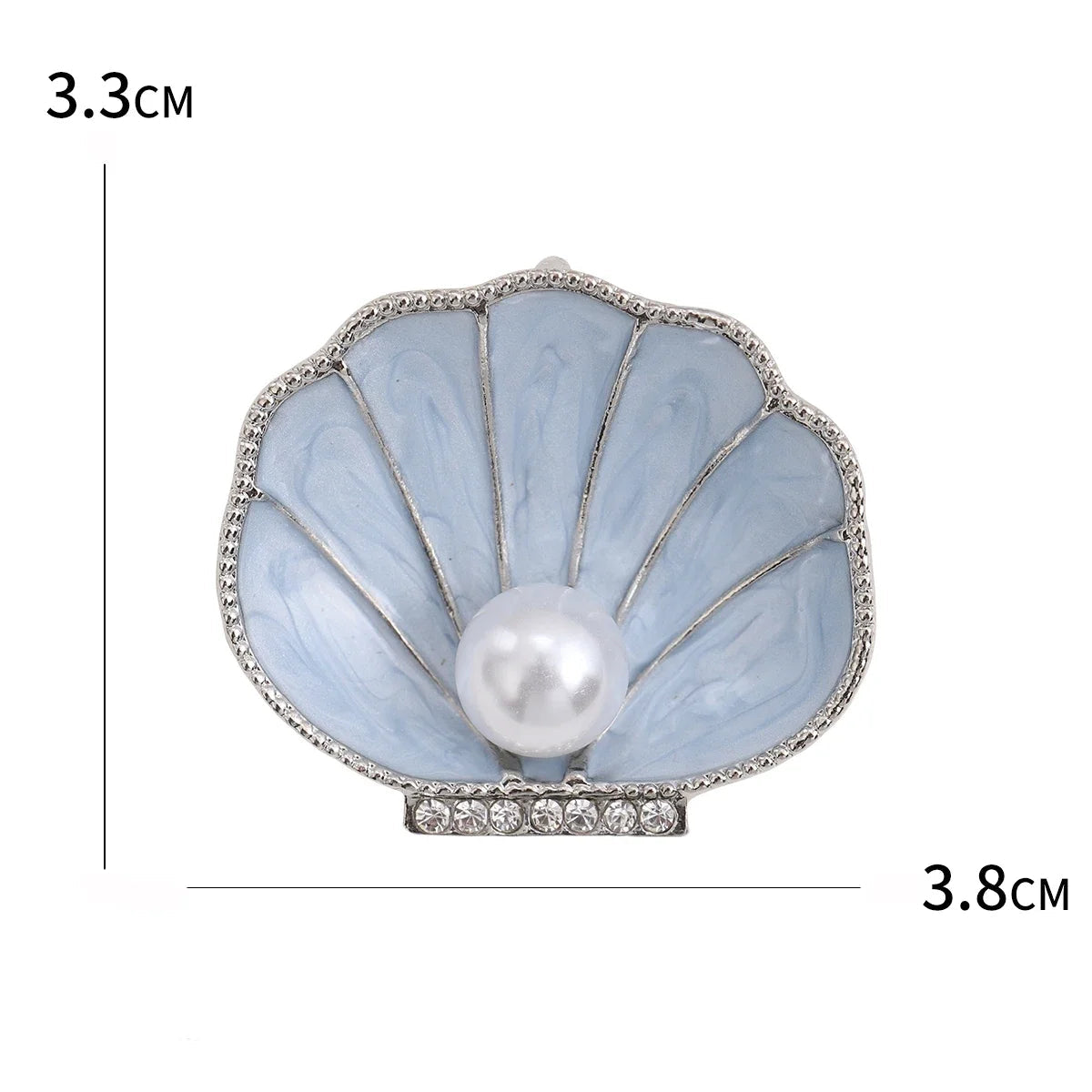 Broches de estrela do mar esmaltados para mulheres unissex concha de pérola alfinetes de plantas do mar festa de escritório presentes para amigos acessórios de joias