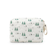 Saco de fraldas do bebê saco de fraldas à prova dwaterproof água reutilizável molhado/seco bolsa de armazenamento para carrinho de viagem mamãe bolsa arco-íris impresso