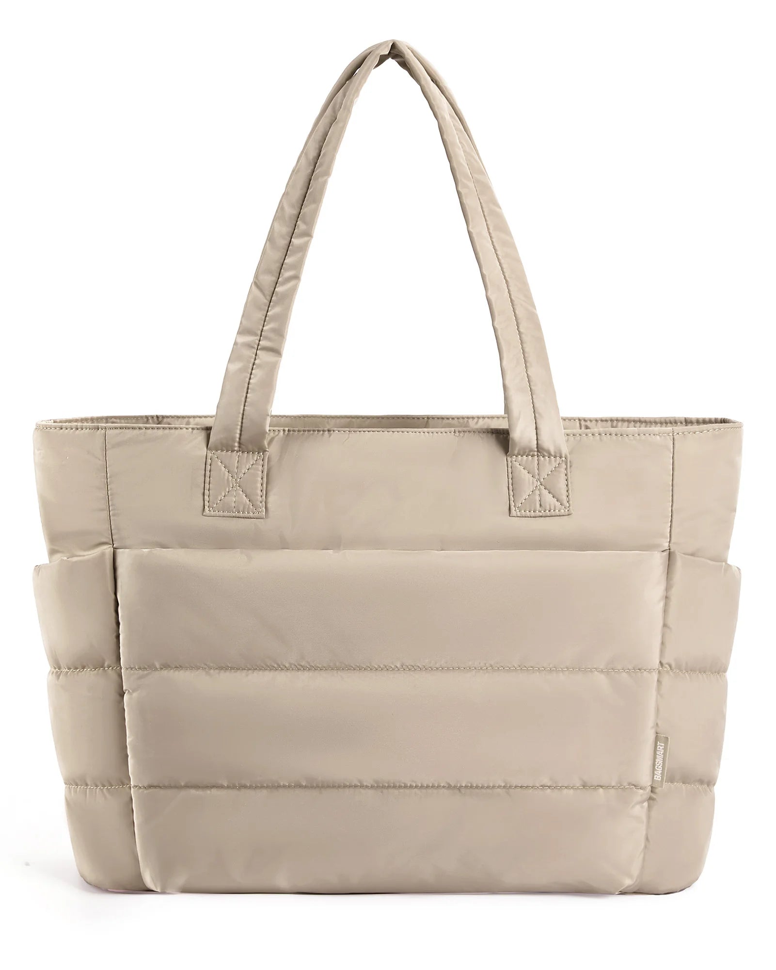 BAGSMART Bolsa feminina de grande capacidade, cor sólida, bolsa versátil para viagens, trabalho, estudante, classe, sacola de compras