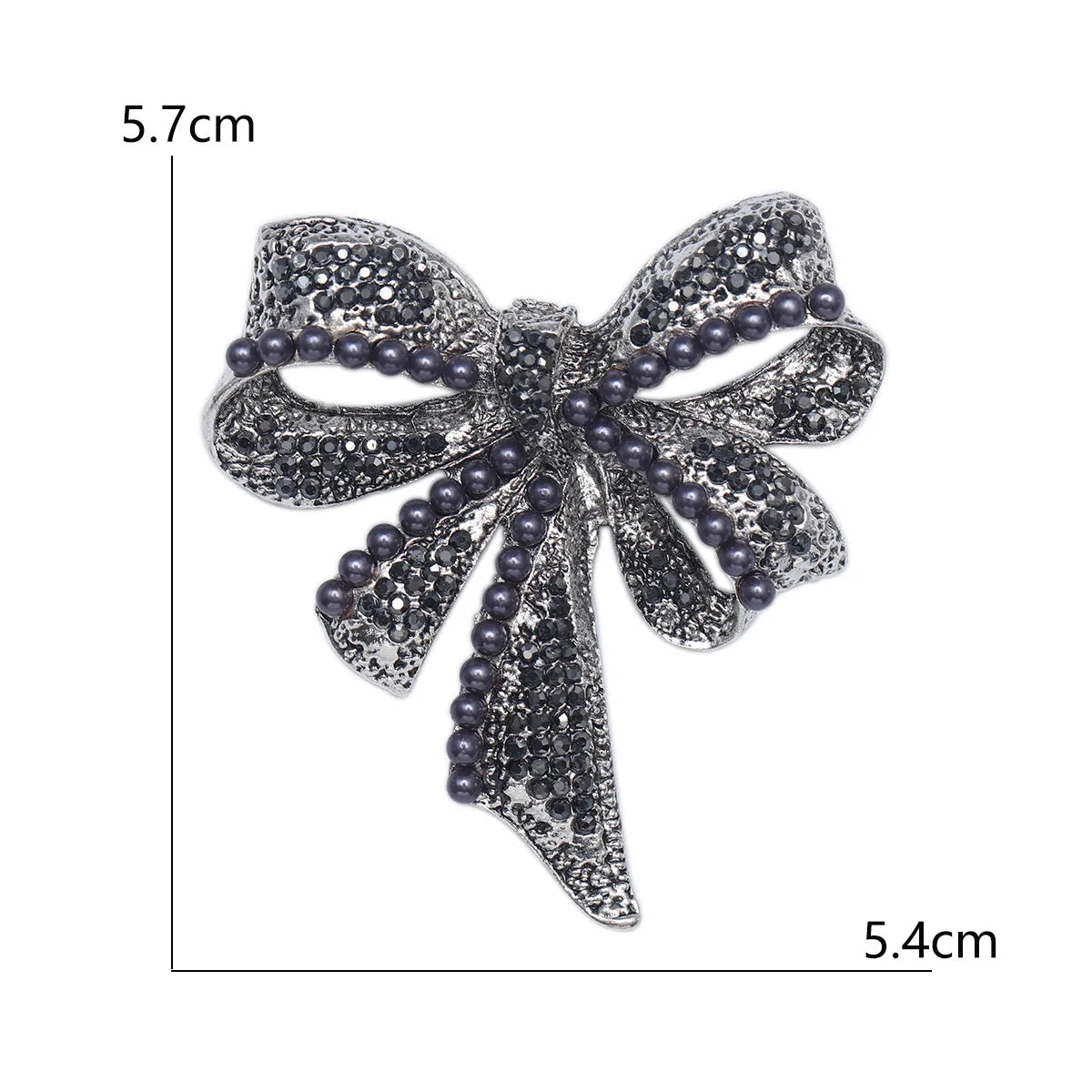 Skeds moda feminina bowknot pérola cristal emblemas clássico metal strass arco pinos para senhora festa de casamento geométrica broches pinos