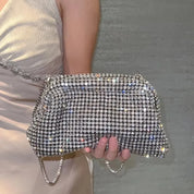 Luxo glitter nuvem saco de mão feminina cristal brilhante strass diamante saco noite festa casamento bolsa embreagem sacos ombro
