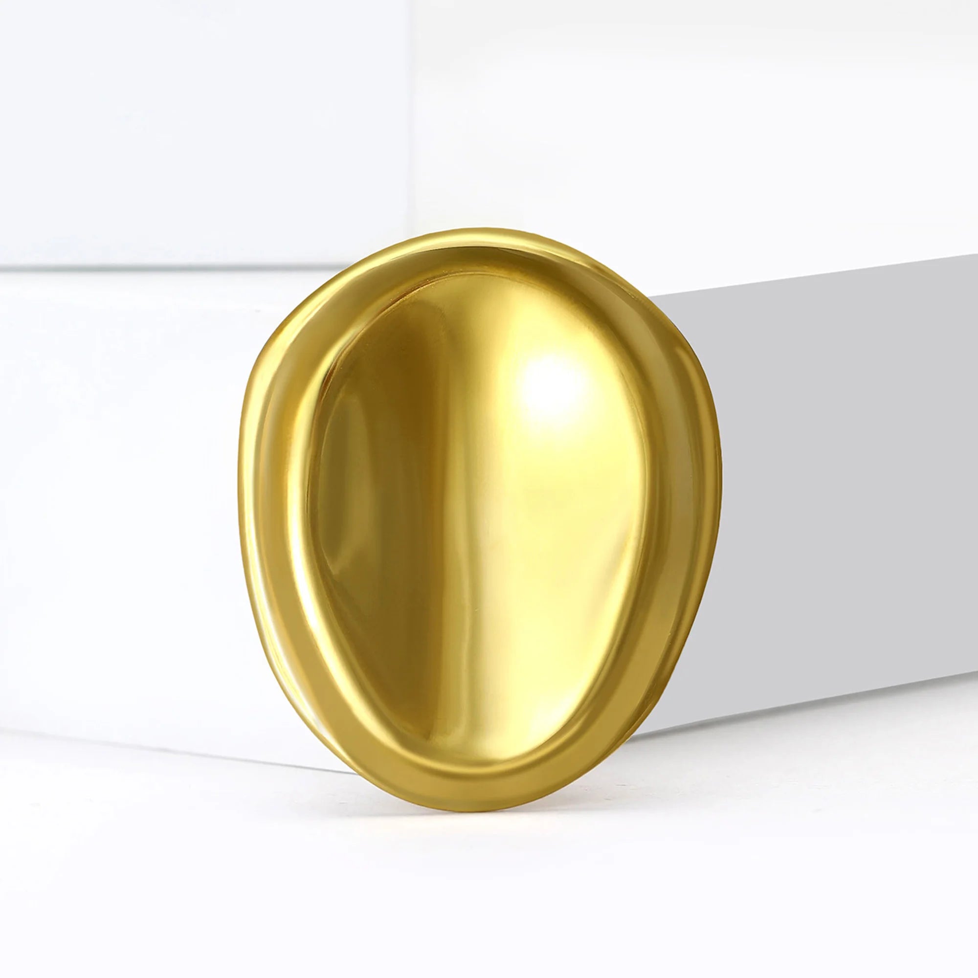 Broches de Anel Irregular em Aço Inoxidável da Moda para Mulheres e Unissex, Alfinetes Geométricos para Eventos, Festas, Presentes, Decoração e Acessórios de Roupa