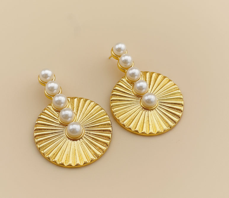 Kshmir-Brincos de Pérola Vintage para Mulher, Francês, Leve, Luxo, Europeu e Americano, Joias Diárias, Brindes de Moda