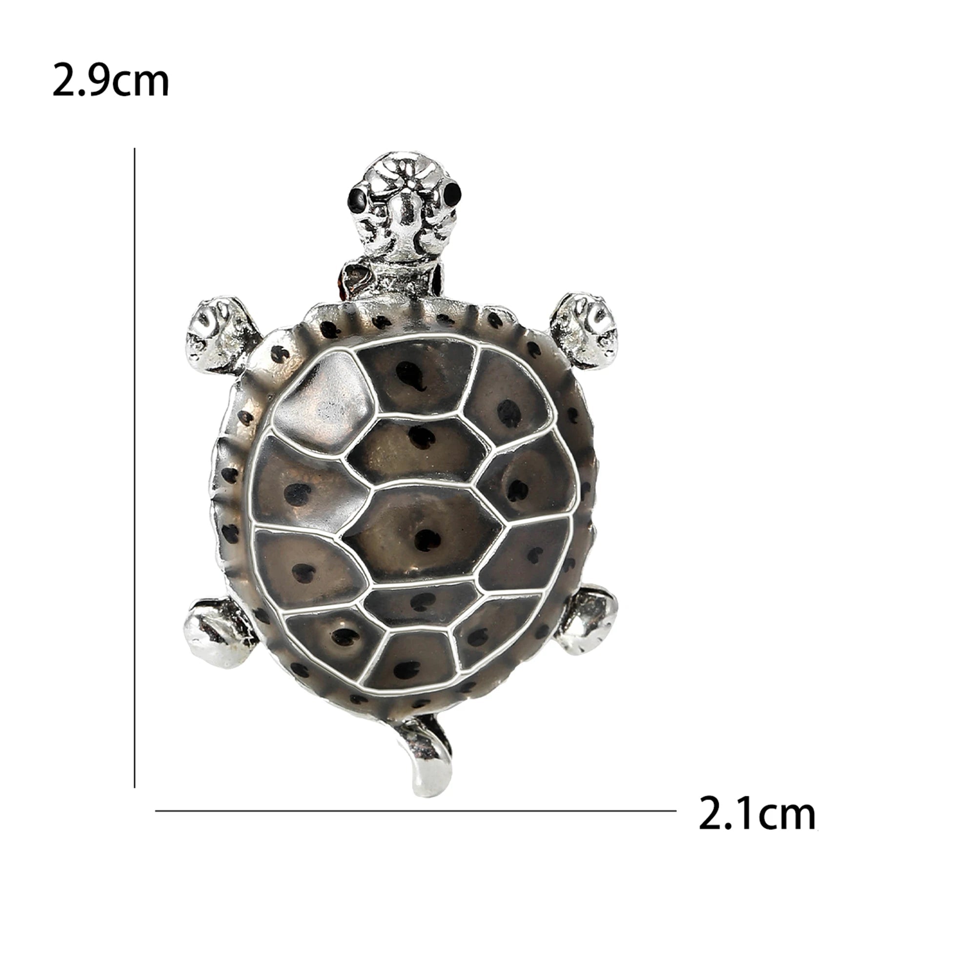 Alfinetes de tartaruga esmaltados para mulheres unissex strass mar animal broches escritório festa amigo presentes joias acessórios