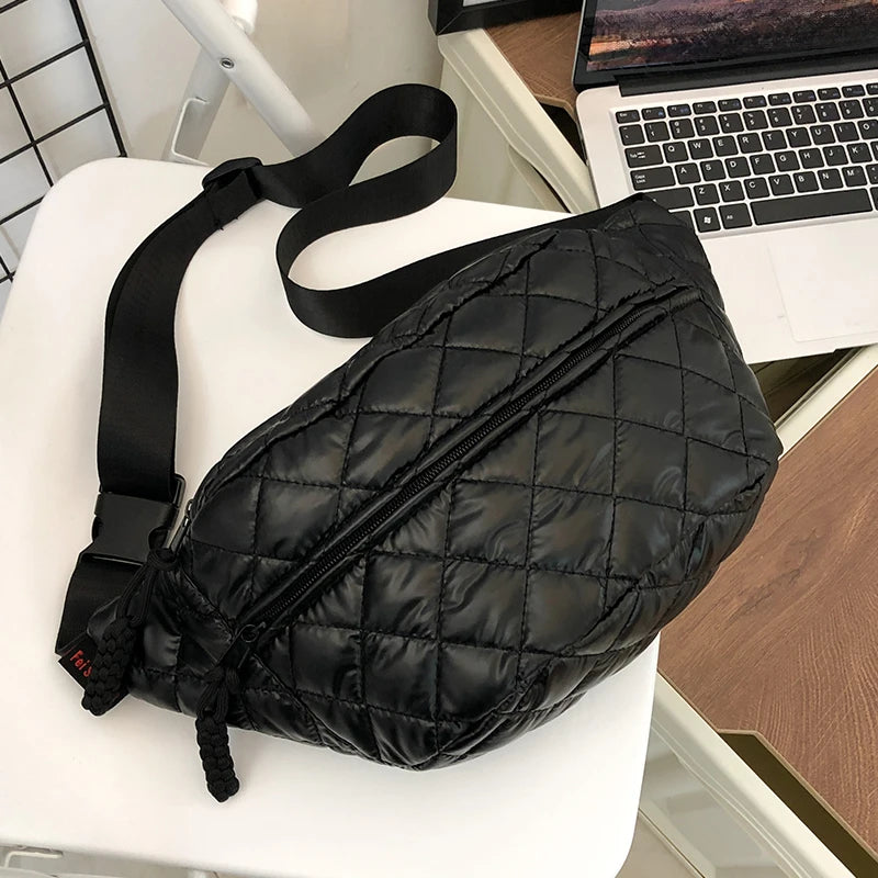 Bolsas de peito masculinas e femininas, bolsas de cintura, alças ajustáveis, bolsas crossbody casuais, adequadas para deslocamento diário