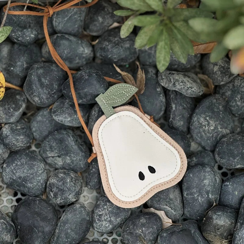 2024 novas meninas saco do mensageiro crianças bonito abóbora fruta padrão saco das crianças bonito ombro único crossbody saco