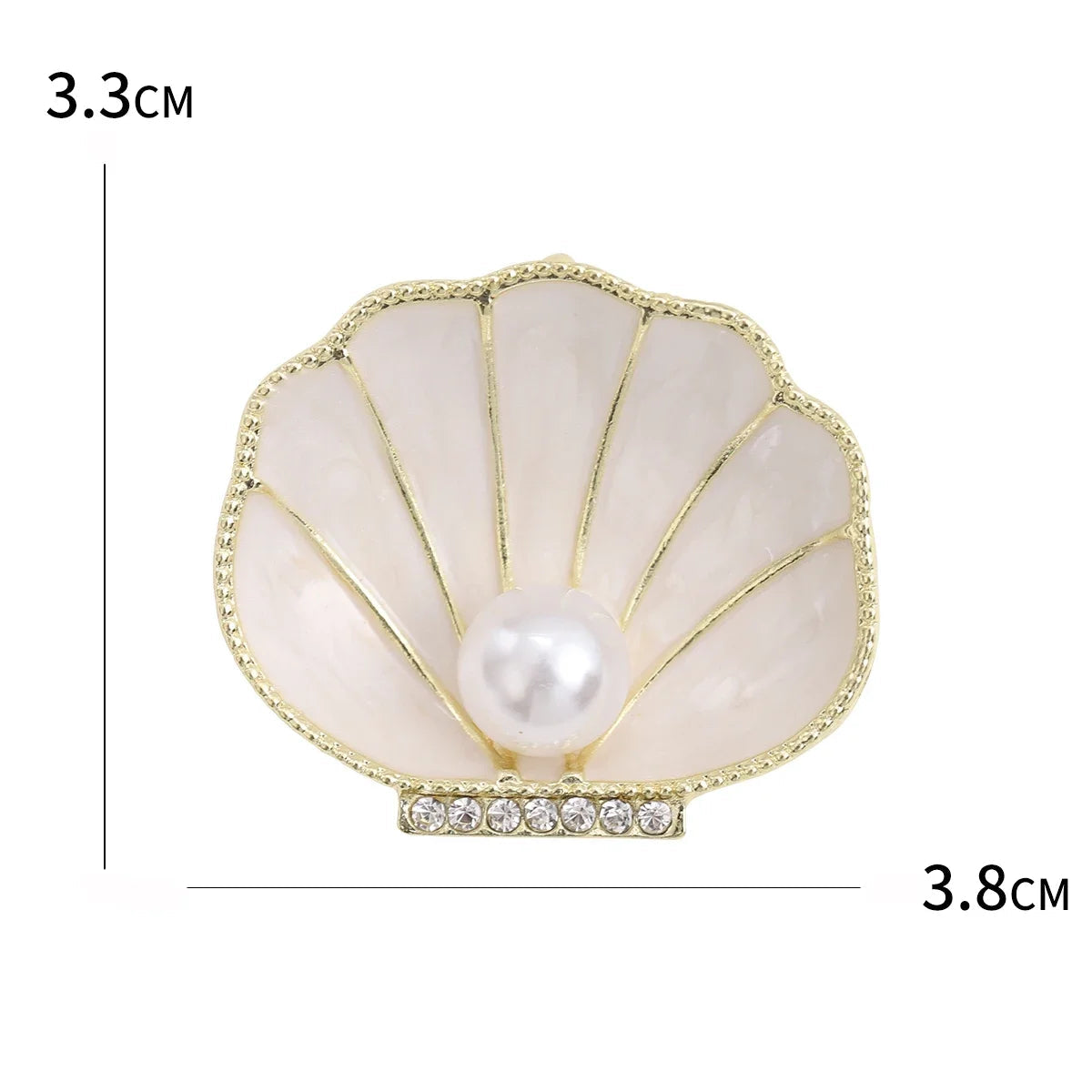 Broches de estrela do mar esmaltados para mulheres unissex concha de pérola alfinetes de plantas do mar festa de escritório presentes para amigos acessórios de joias