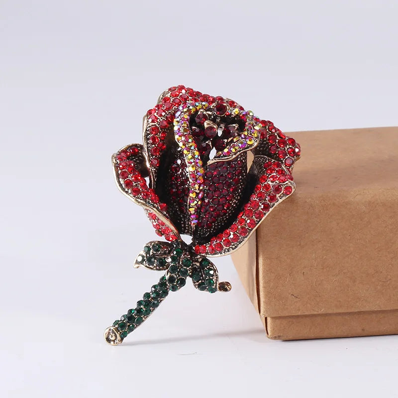 Vintage orquídea strass broche feminino high-end jóias de luxo nicho design requintado corsage acessórios senhora festa banquete pino