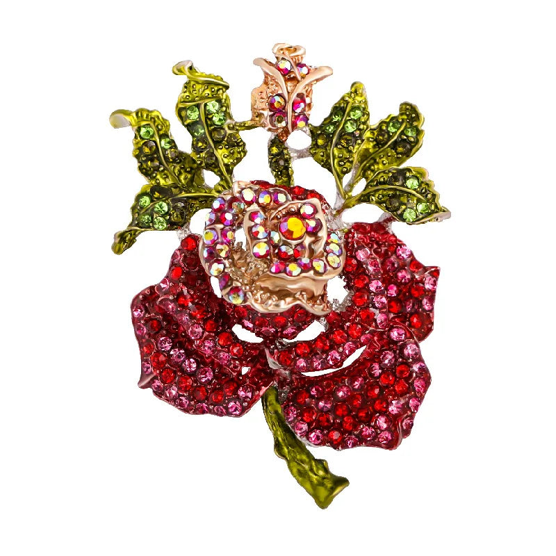 Vintage orquídea strass broche feminino high-end jóias de luxo nicho design requintado corsage acessórios senhora festa banquete pino