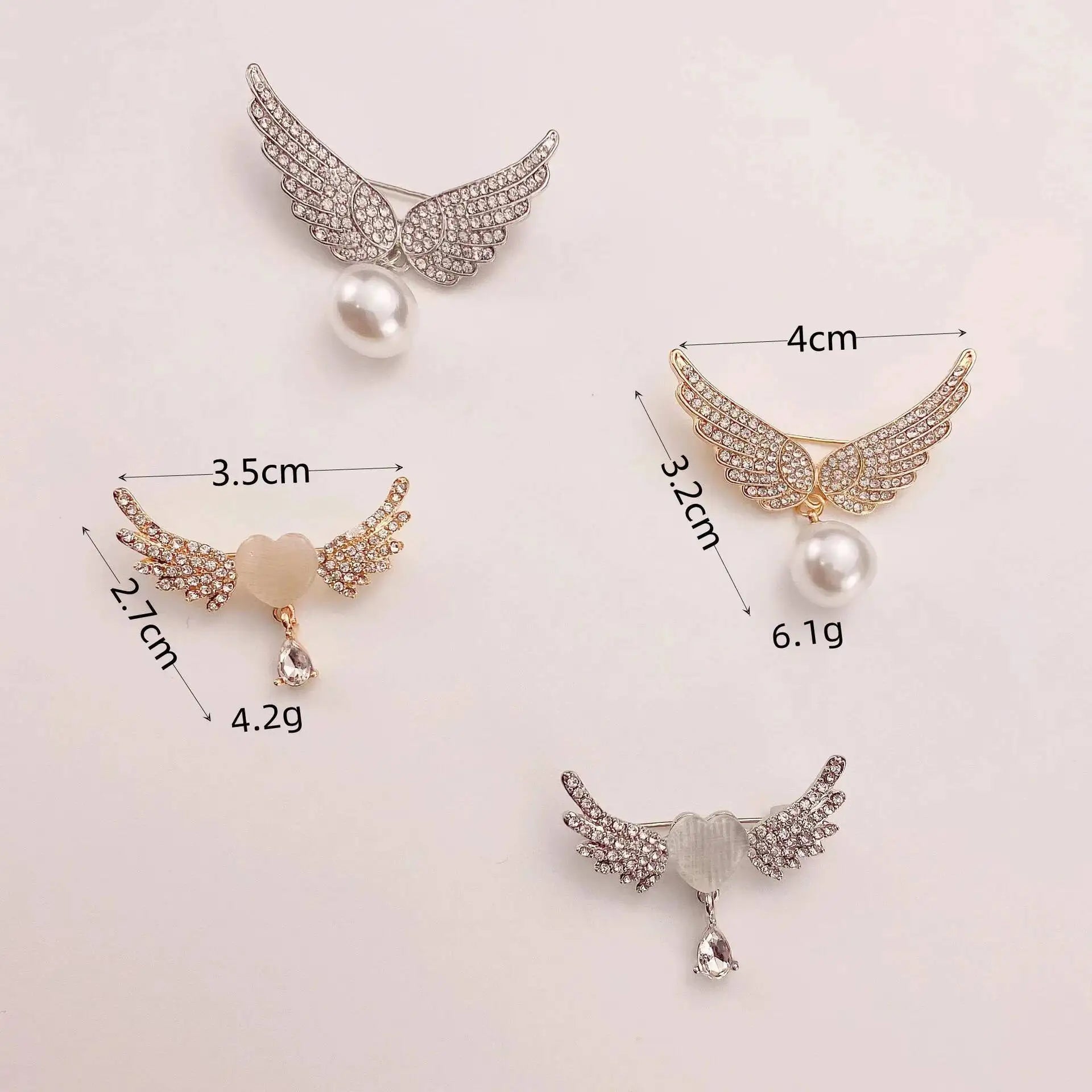 Casaco jóias acessórios colar anti explosão broche excelente cristal asa broches qualidade liga pérolas borla broche fivelas