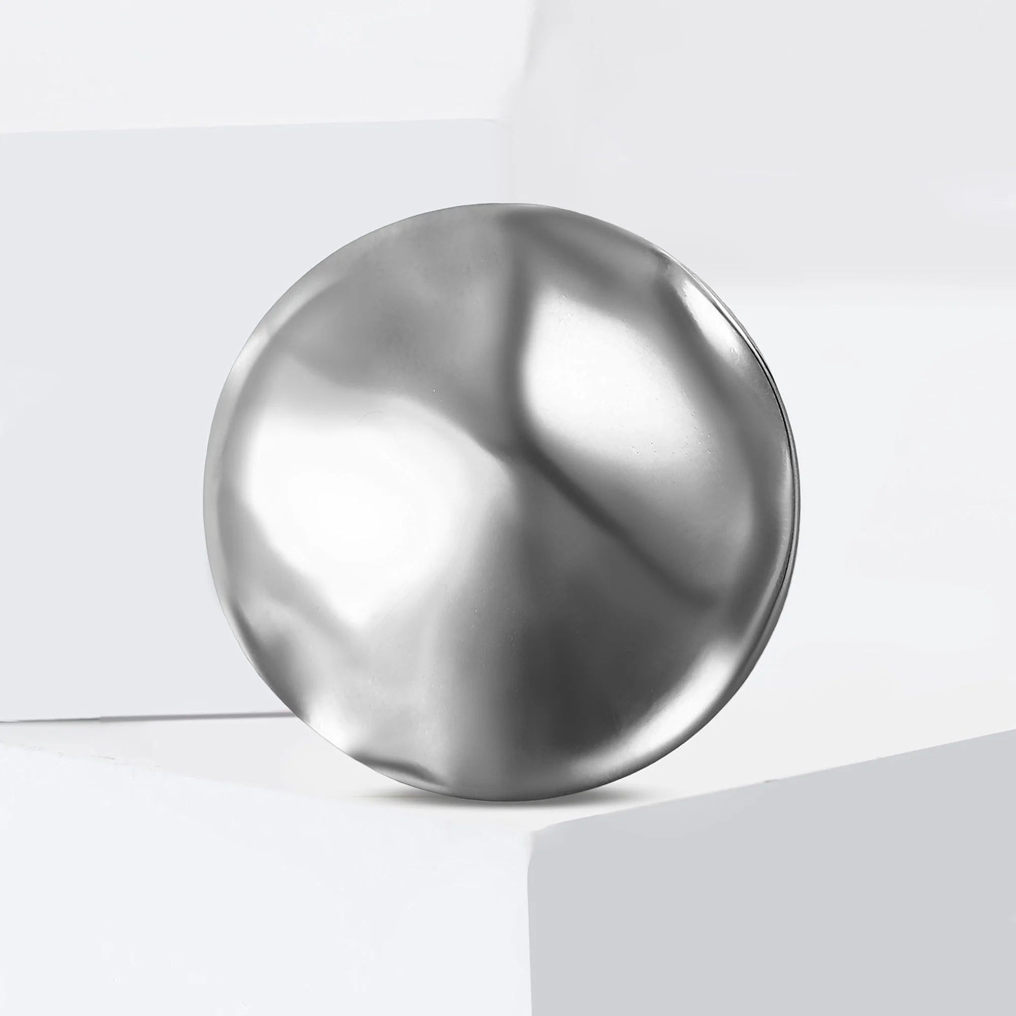 Broches de Anel Irregular em Aço Inoxidável da Moda para Mulheres e Unissex, Alfinetes Geométricos para Eventos, Festas, Presentes, Decoração e Acessórios de Roupa