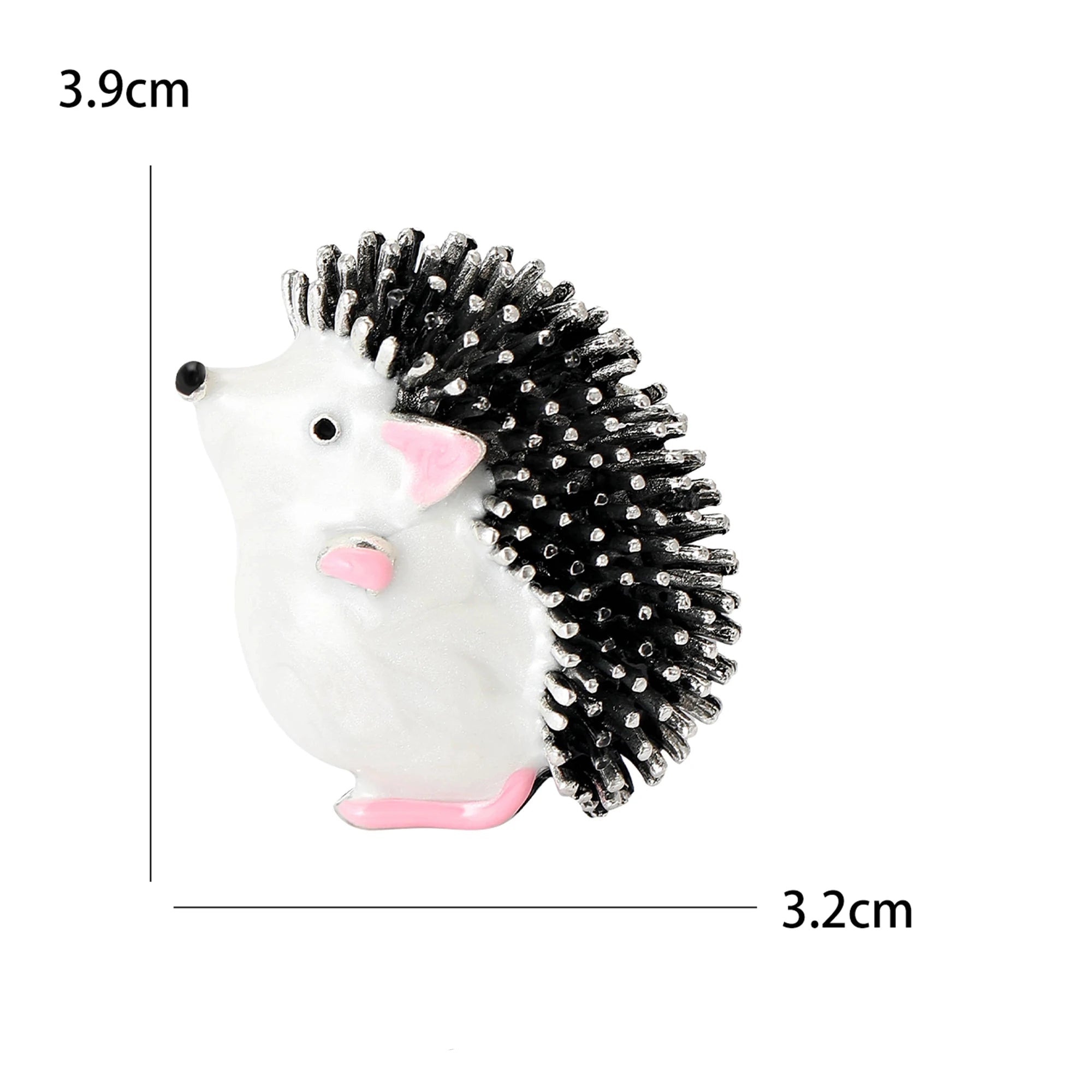 Esmalte Hedgehog Broches para Mulheres, Pins Pequenos Animais, Acessórios para Jóias, Presentes para Amigos, Festa de Escritório, Unissex