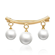 Moda elegante pérolas broche pinos para mulheres correias fixas charme seguro pino broches vestuário clipe crachá vestido fivela jóias diy