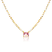 Shinny conjunto de jóias de pedra de cristal completo para mulheres luxo amor coração zircônia cúbica tênis pulseira gelada para fora corrente colar casamento