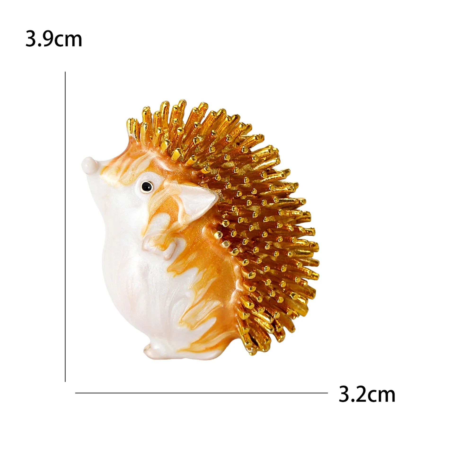 Esmalte Hedgehog Broches para Mulheres, Pins Pequenos Animais, Acessórios para Jóias, Presentes para Amigos, Festa de Escritório, Unissex