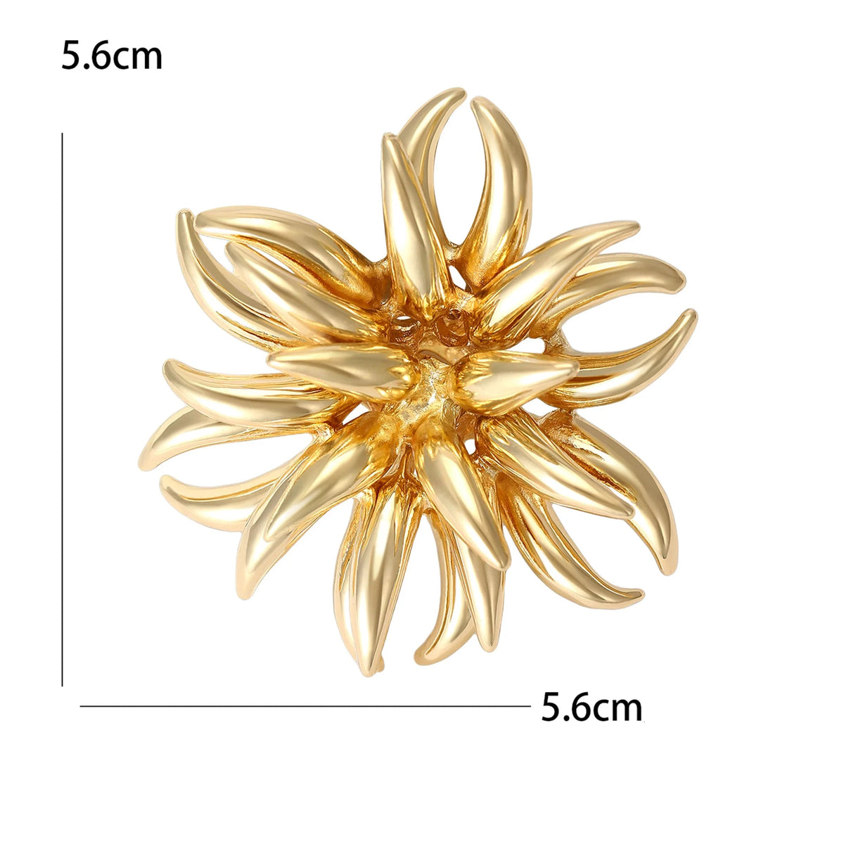 Broche Fogos de Artifício Vintage com Strass Design Elegante Feminino