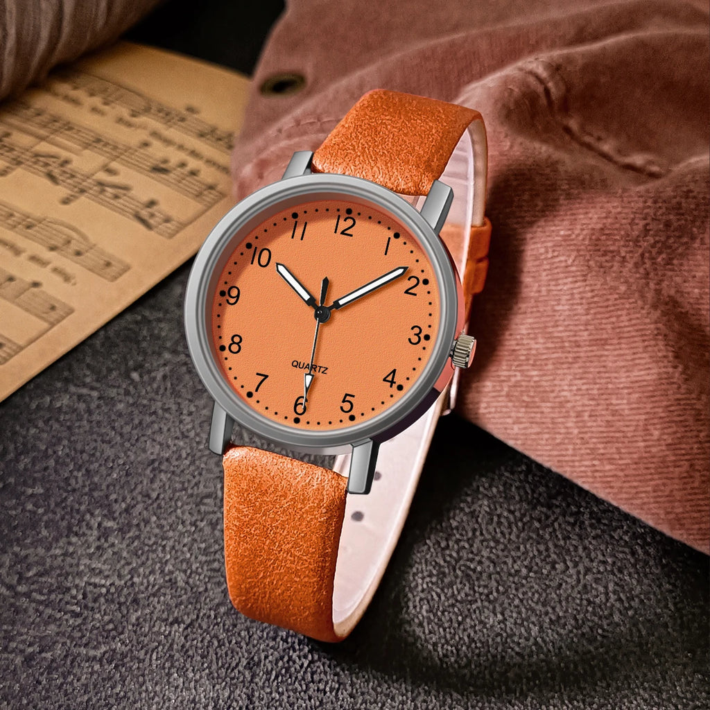 Relógio vintage para mulheres pulseira de couro relógio de pulso relógios de quartzo relógio feminino senhoras presente reloj mujer relojes de mujer