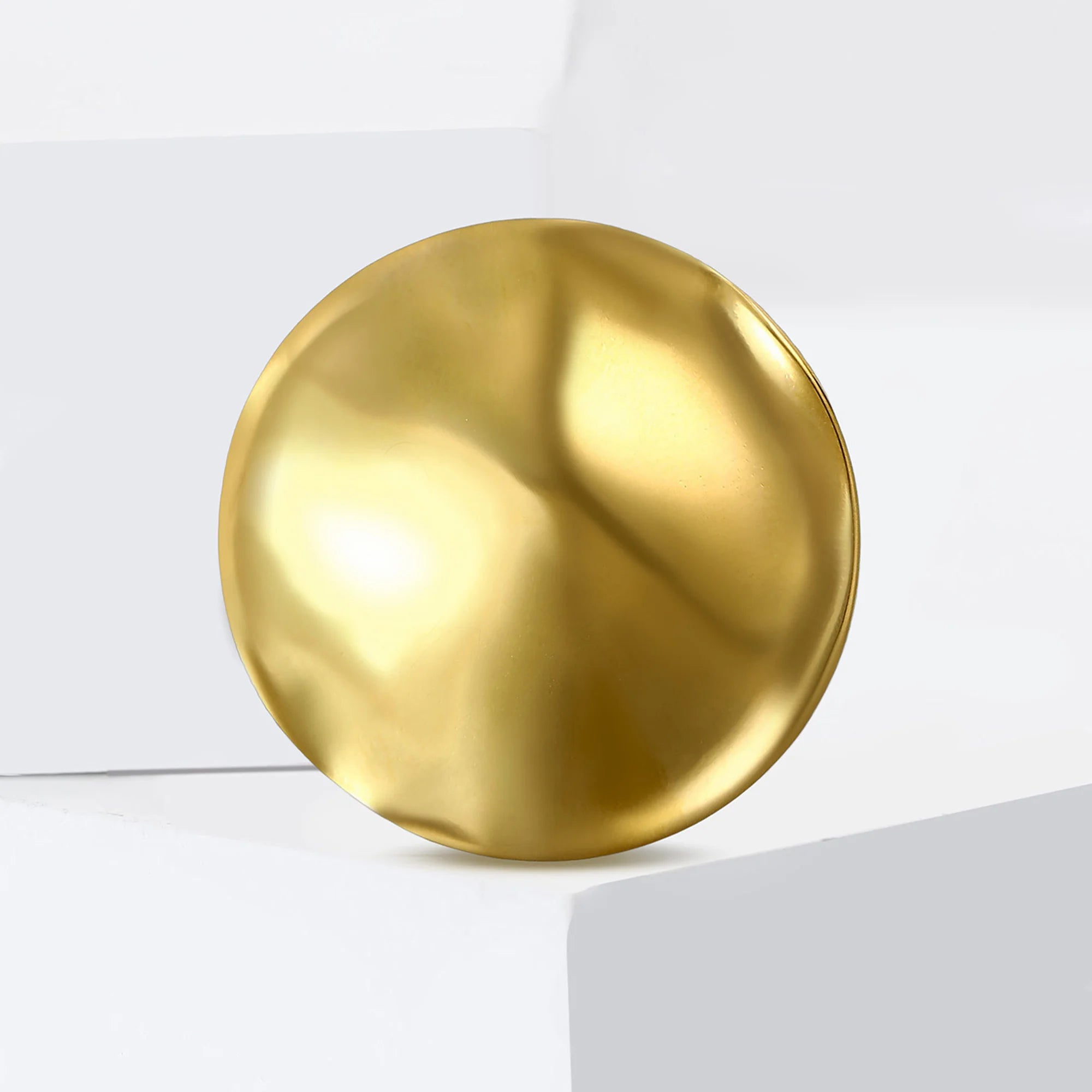 Broches de Anel Irregular em Aço Inoxidável da Moda para Mulheres e Unissex, Alfinetes Geométricos para Eventos, Festas, Presentes, Decoração e Acessórios de Roupa