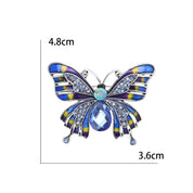 Broche de Borboleta com Strass para Acessórios Elegantes