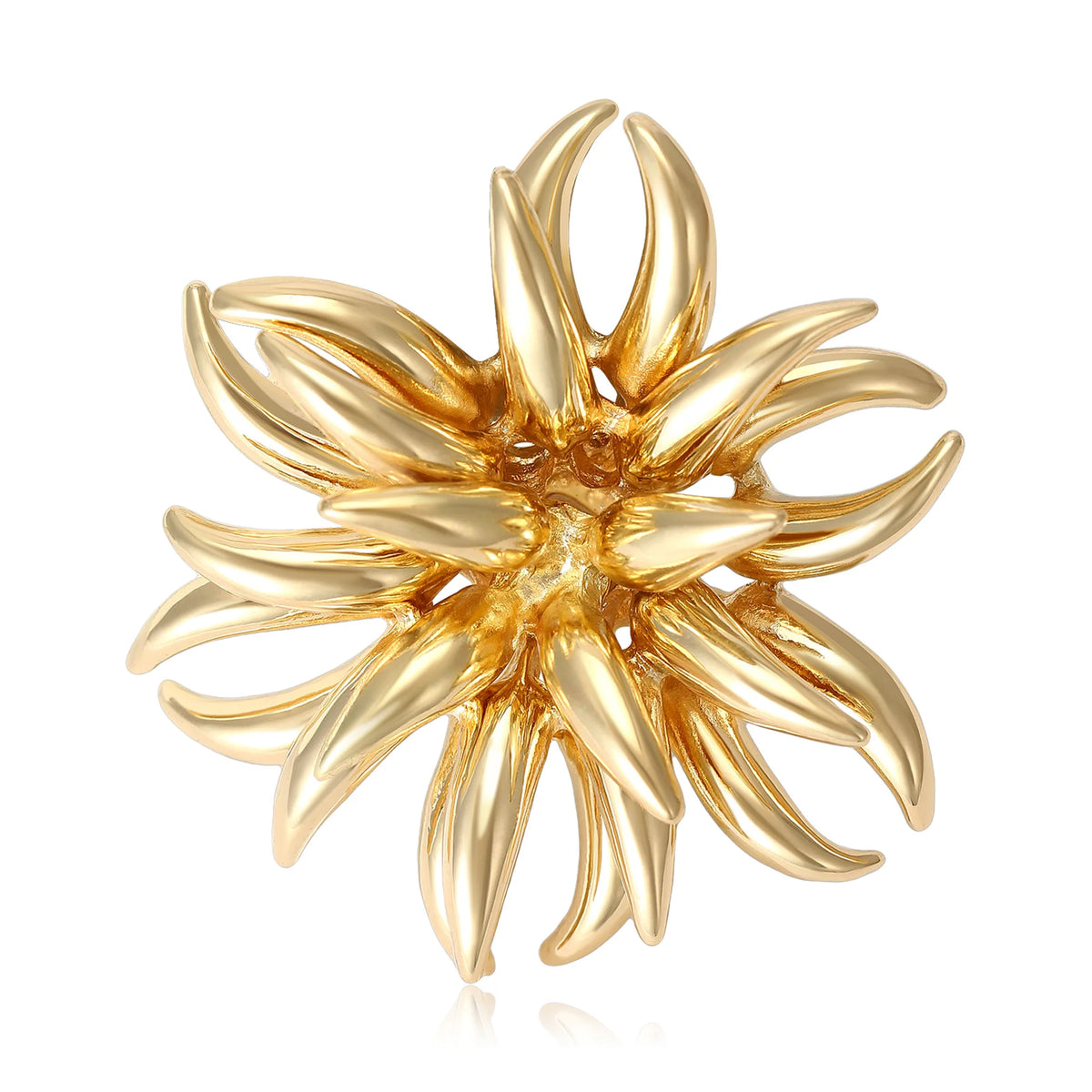 Broche Fogos de Artifício Vintage com Strass Design Elegante Feminino