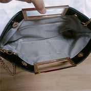 Bolsa de ombro elegante em couro PU para mulheres, bolsas crossbody elegantes, bolsas femininas, moda escritório, Y2k