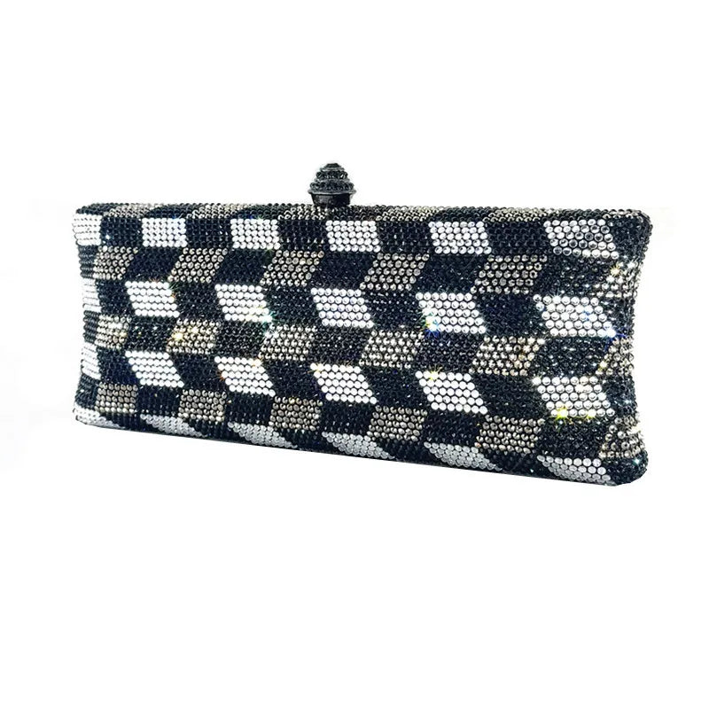 Xiyuan mulheres cheio de diamante saco noite luxo designer casamento nupcial bolsa rosa vermelho cristal festa bolsas linda corrente embreagem