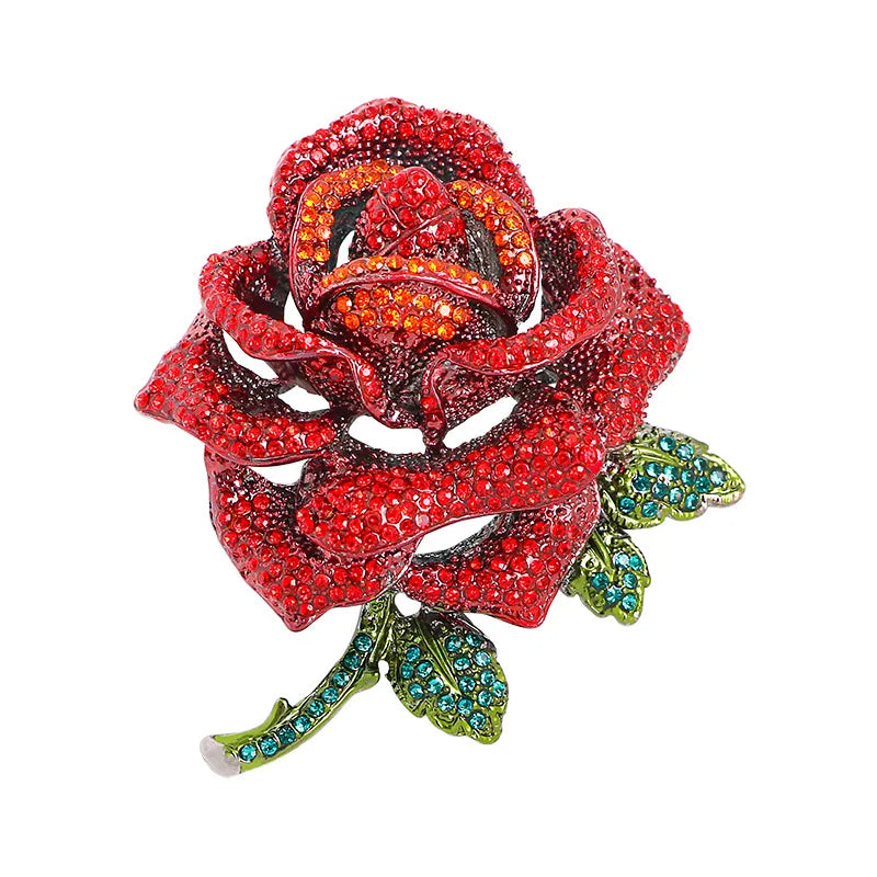 Vintage orquídea strass broche feminino high-end jóias de luxo nicho design requintado corsage acessórios senhora festa banquete pino